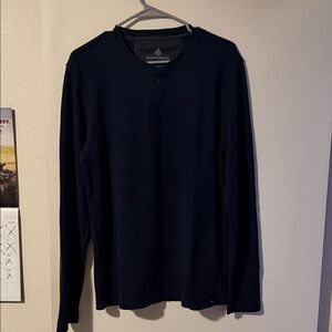 RAINFOREST Men's Black Long Sleeve Shirt